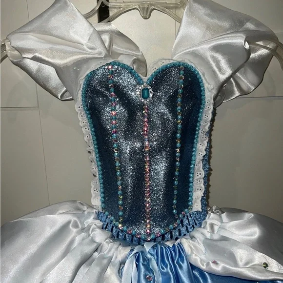 birthday cinderella dress Magical Cinderella Princess Birthday Long Sleeve Party Dress Costume &   Fox Baby & Co